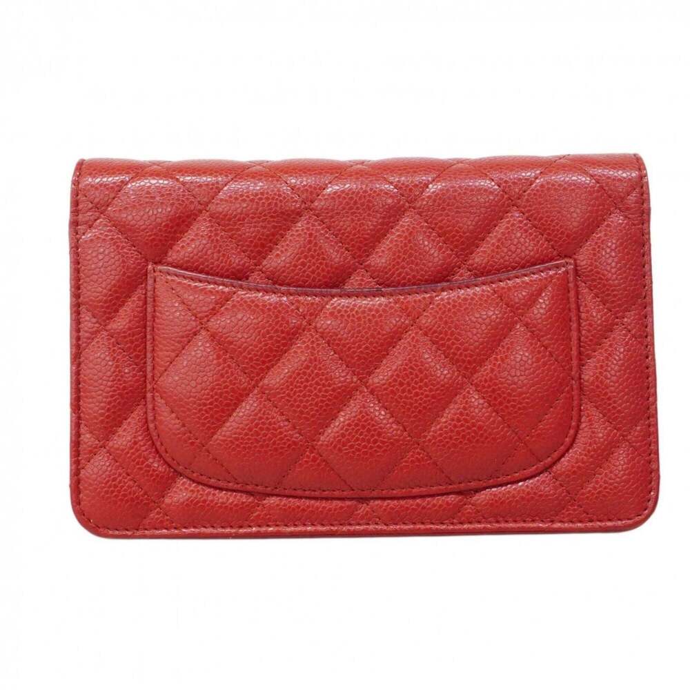 CHANEL Red Caviar Leather Wallet - Picture 11 of 11